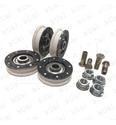 FAA5394A50 KIT 4 POULIES METALLIQUES 56 MM OPERATEUR OTIS PRIMA