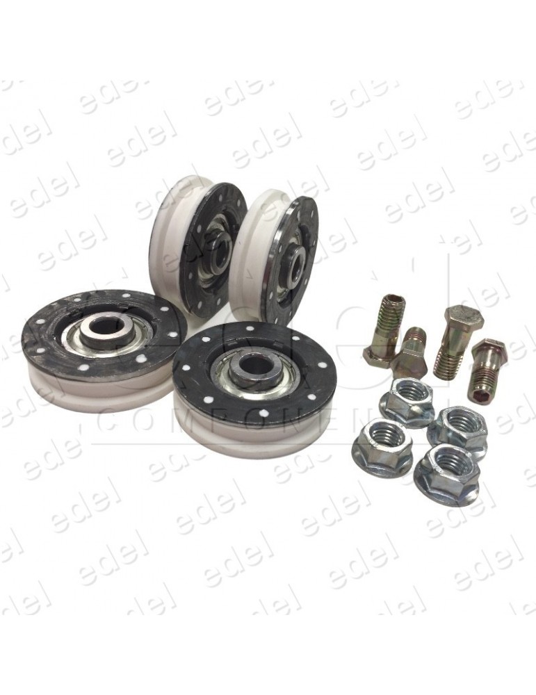 FAA5394A50 KIT 4 POLEAS 56 MM METÁLICAS OPERADOR OTIS PRIMA