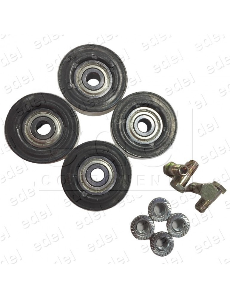 FAA5394A50 KIT 4 POLEAS 56 MM METÁLICAS OPERADOR OTIS PRIMA