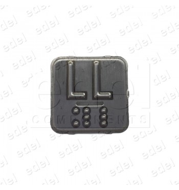 CARATULA SQ BRAILLE INOX CON REGISTRO LL