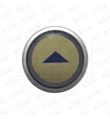 8140040039-FS BOUTON SCHINDLER D2 ( FL. MONTÉE ) 3  BROCHES  LUM.VERT