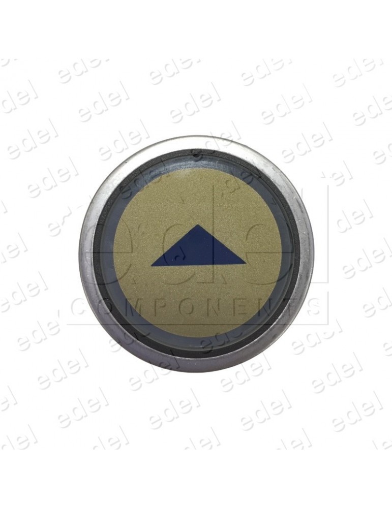 8140040039-FS BOUTON SCHINDLER D2 ( FL. MONTÉE ) 3  BROCHES  LUM.VERT