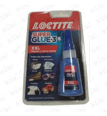 PEGAMENTO SUPER GLUE3 LOCTITE INSTANTANEO 20 GR.