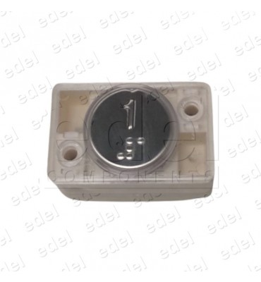 111V2B 000124 BOUTON JMT AV2B 1NO  LUM. 24V LED ROUGE  1