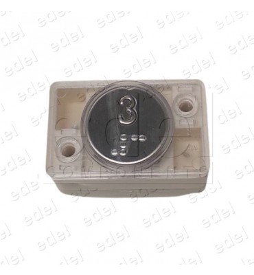 111V2B 000124 BOUTON JMT AV2B 1NO  LUM. 24V LED ROUGE  3