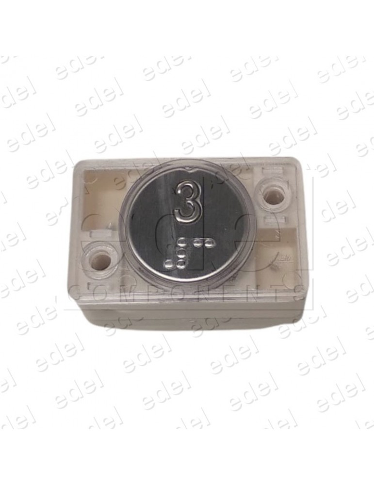 111V2B 000124 BOUTON JMT AV2B 1NO  LUM. 24V LED ROUGE  3