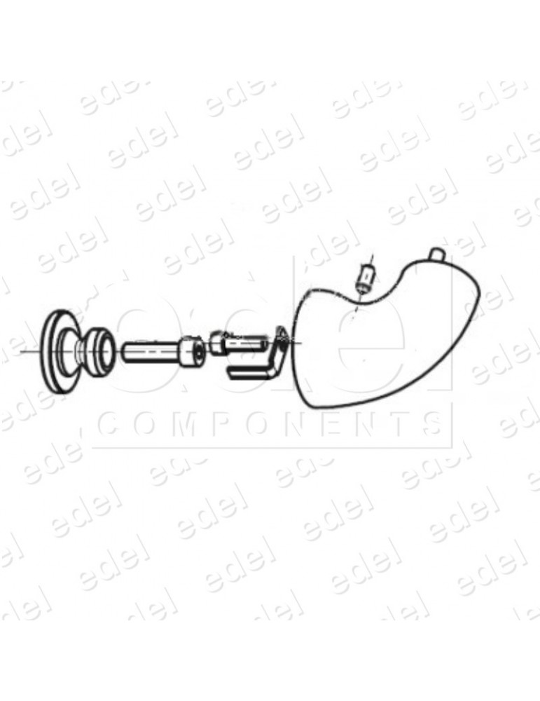 MAA180GS1 KIT CODO EXTREMO PASAMANOS OTIS CROMO ESPEJO