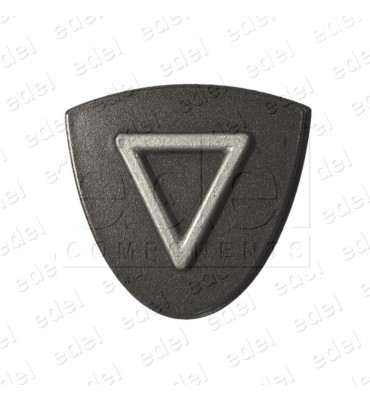 8302265-76 CONJUNTO PULSANTE ORONA ARCA II PISO NIQUEL NEGRO (FLECHA)