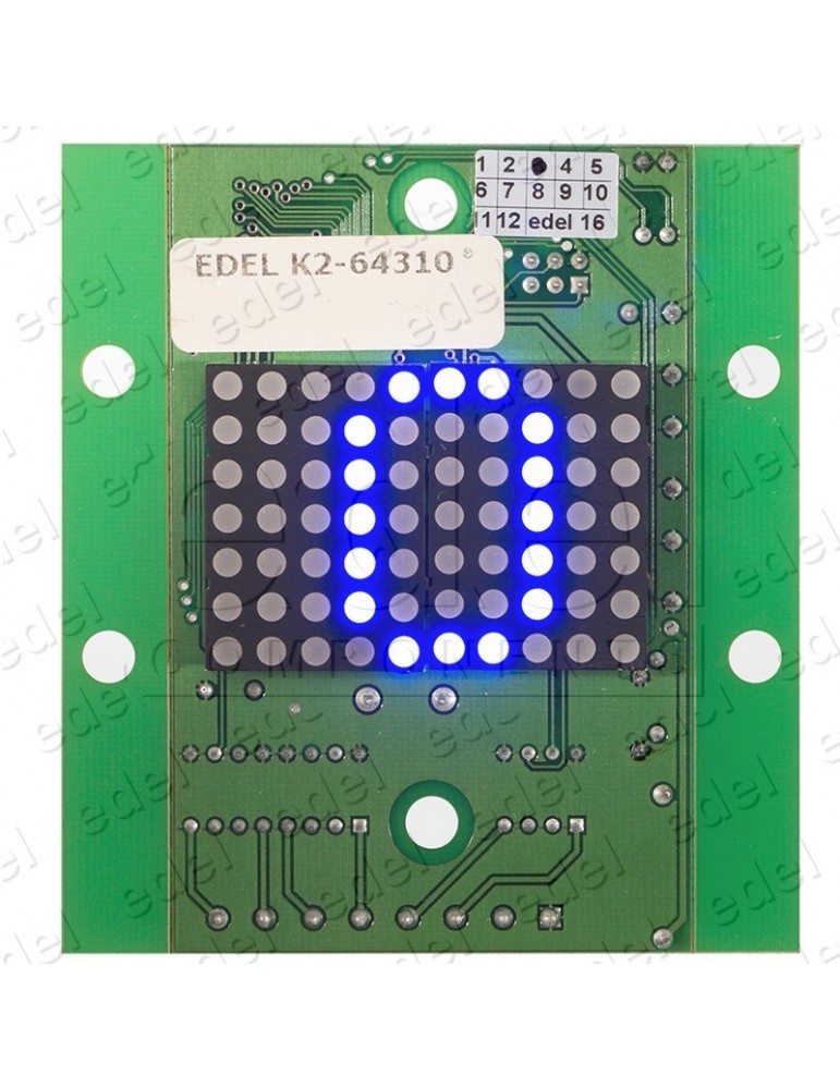 DISPLAY EDEL K2 64310-A (ROTATIVO AZUL)