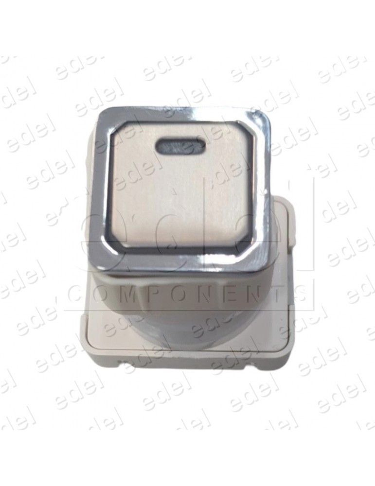 PULSADOR JMT TA 1NO LUMINOSO 24V LED ROJO S/INSCR.