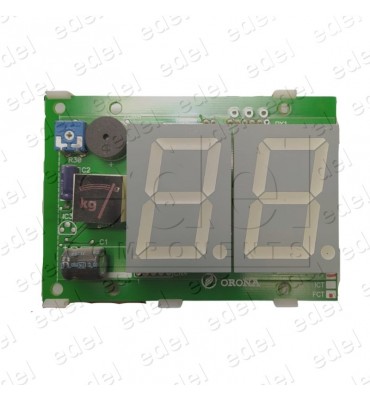 PLACA INDICADOR CAB.7 SEG.ORONA ARCA II + ZUMB.