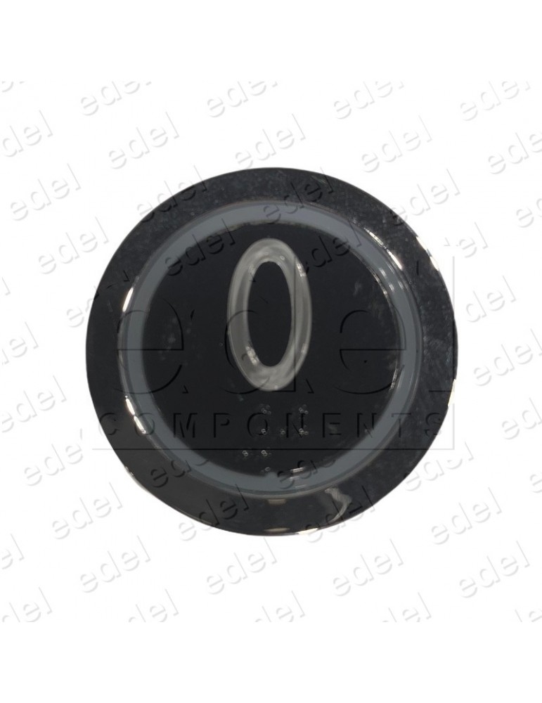 PULS. EDEL REGLETA CROMO LUM. ROJO 0