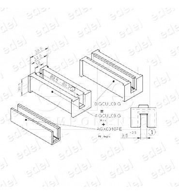 GUIADOR COMBINADO FSUG 9 X 100 C/ALETAS Y TET. C