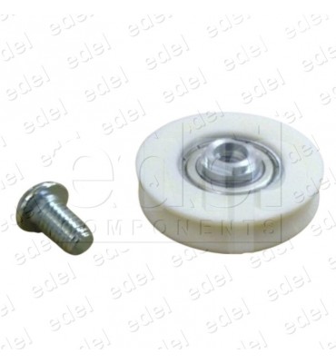 4106RMVR1001 GALET CHARIOT PORTE MP MAC PUARSA 55 X 12 MM A/ VISSERIE (5 U.)