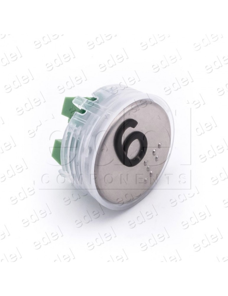 BOUTON VEGA VENUS  LUM.  ROUGE 12/24V 6