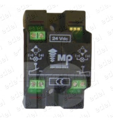 PULS. MP COMPAC BRA COR 1C 24V ROJO (LL) RELIEVE