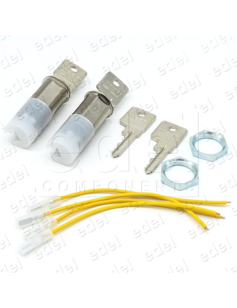 VRA 102 CD KEYSWITCH STS 1E WITH RET. THOOTHED KEY