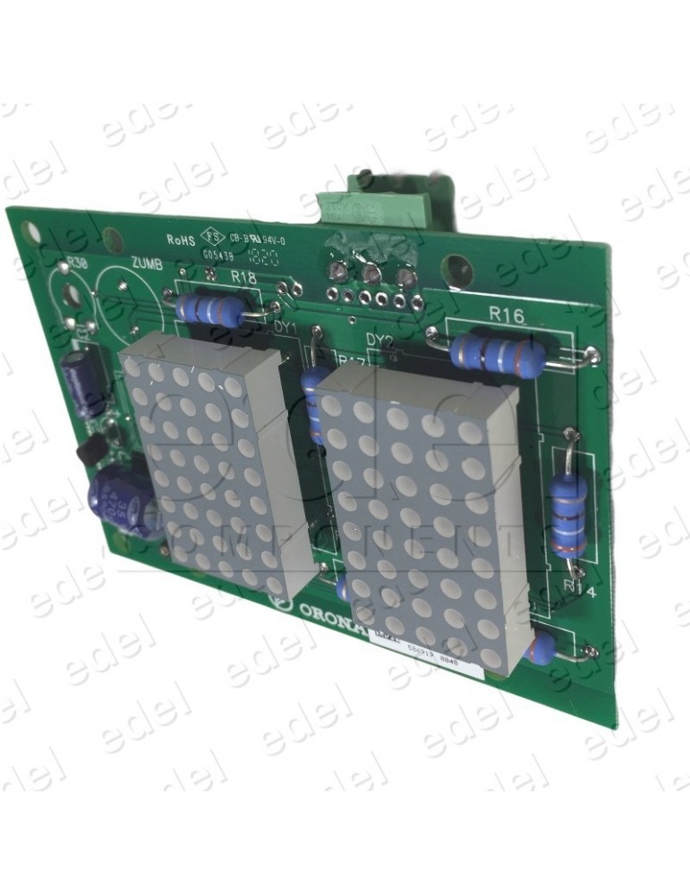 5124305-1 PLACA INDICADOR PISO ORONA MATRIZ PUNTOS ARCA II