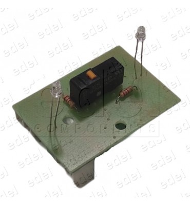 PCISP2L CIRCUITO PULSADOR CEHAM SP/SQ 1 MICRO 2 LUMINOSOS LATERALES AZUL 24V