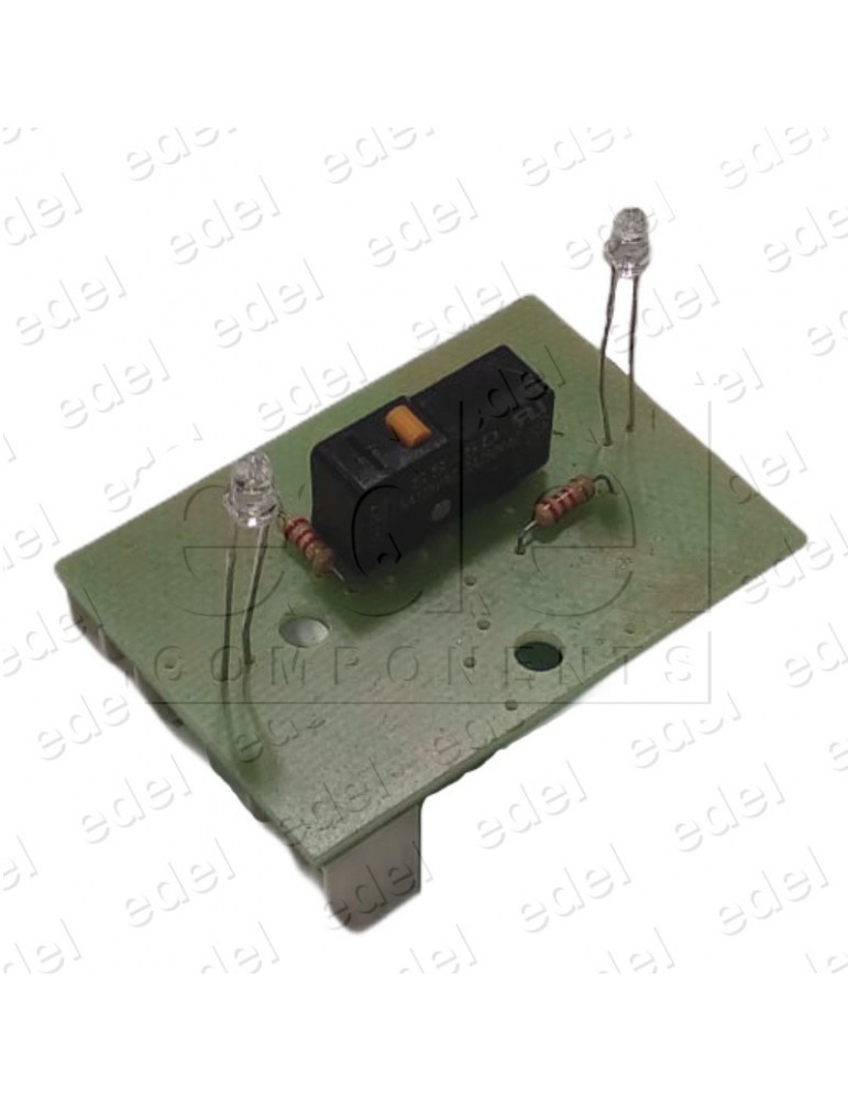 PCISP2L CIRCUITO PULSADOR CEHAM SP/SQ 1 MICRO 2 LUMINOSOS LATERALES AZUL 24V