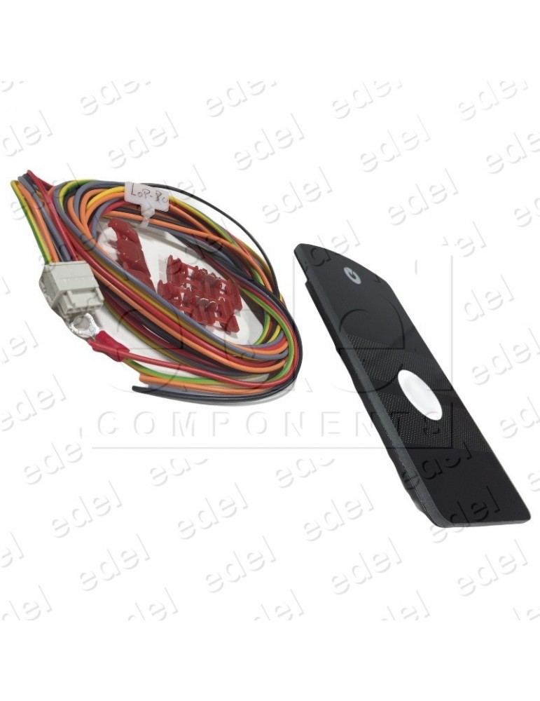 52500442 BOTONERA RELLANO SENSITIVA SHINDLER LOP80-1 1 PULSADOR CON LOGO