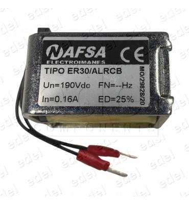 ELECTROIMÁN BOBINA LIMITADOR LUEZAR ER30/ALRC 190VDC