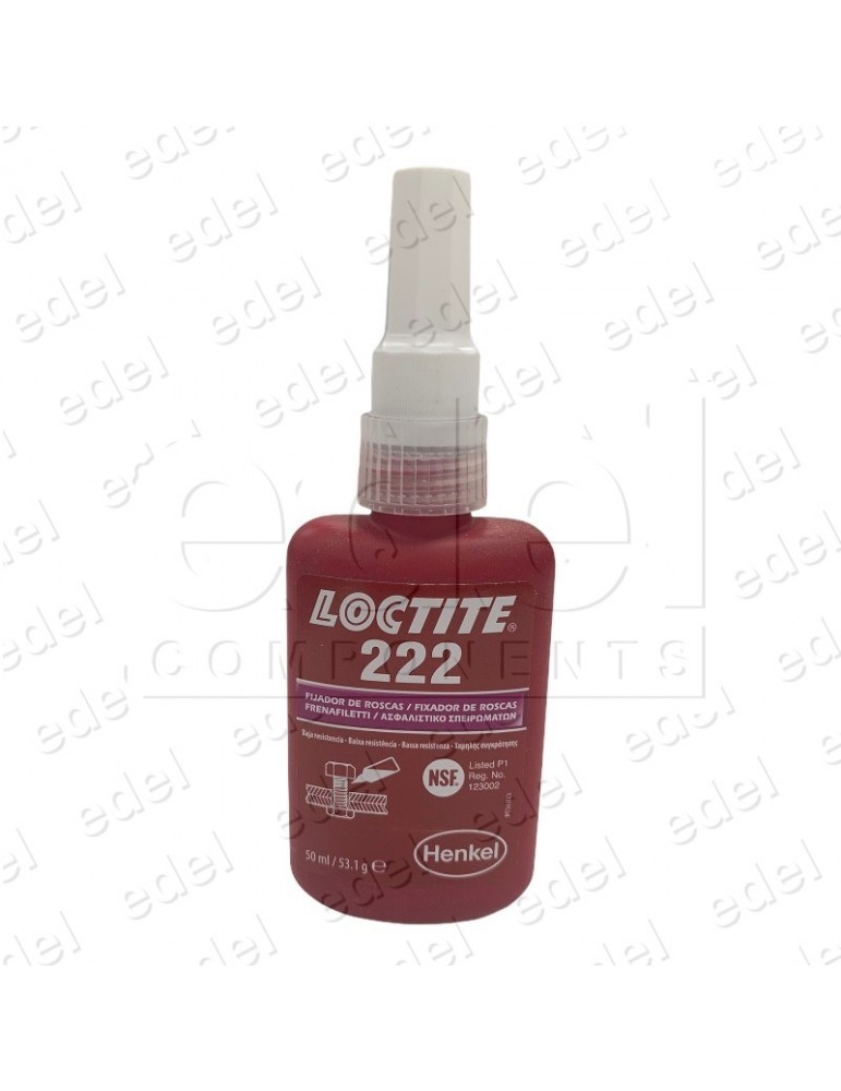 LOCTITE ROJO 222 50ML. FIJA TORNILLOS