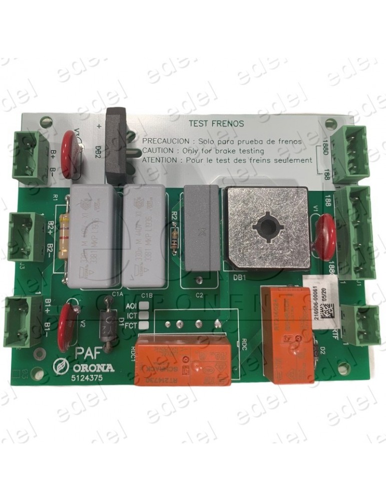 PLACA ORONA ARCAII FRENO MANIOBRA M33 OPTIMIZ.