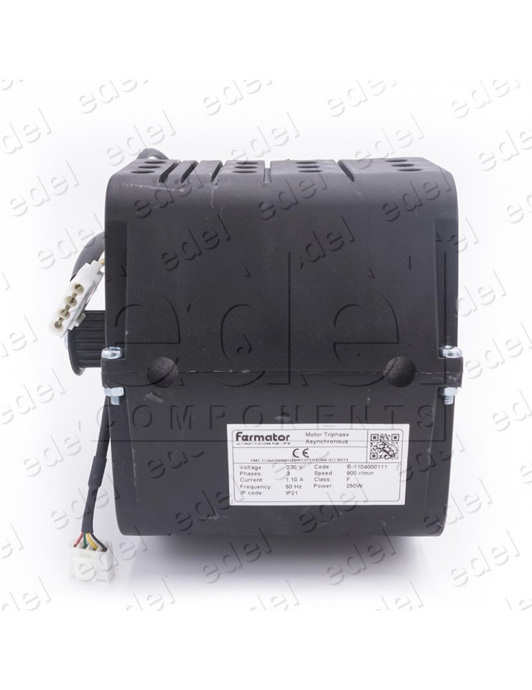 CMT-VFE001 MOTOR FERMATOR VF ASINCRONO CON ENCODER IP21 PIÑON PARA CORREA HTD