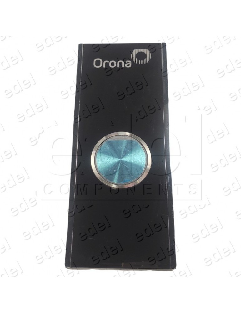 9301651-1 BOTONERA PISO 1 ELEMENTO CON LOGO + PULSADOR ORONA ARCA3 (NEGRA)