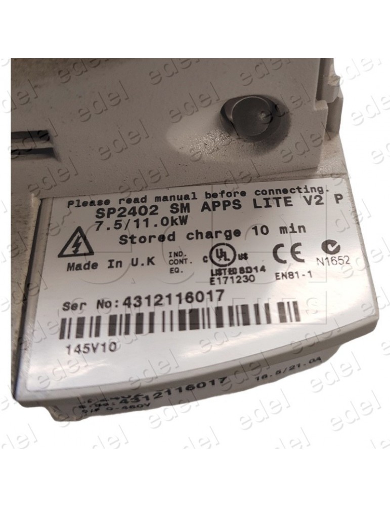 5123513-1 INVERTER ORONA CONTROL TECHNIQUES SP2402 7.5 KW 380/460V + SM APP LITE V2