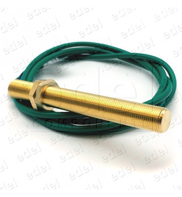 DETECTOR MAGNÉTICO METÁLICO M12. NO. VERDE EDEL