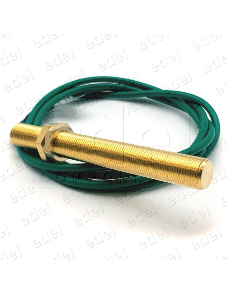 DETECTOR MAGNÉTICO METÁLICO M12. NO. VERDE EDEL