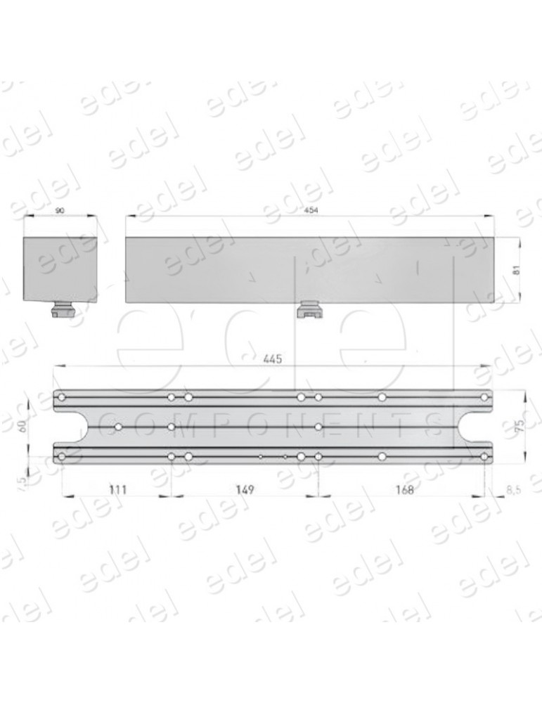 ABREPUERTAS DICTAMAT SPR L INOX. 24VDC