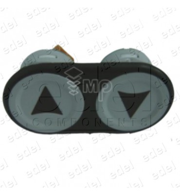 PILOTO LUM.MP ROLLER NEGRO ROJO 24V (DOBLE FLECHA)