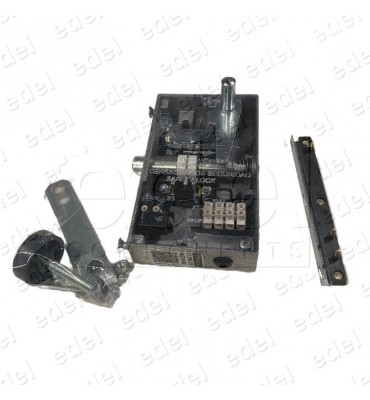 03.096.00 SERRURE SECURITÉ GERVALL ACC.LATERALE PÊNE BISEAUTÉ AVEC CONTACT AUXILIAIRE SANS MAIN