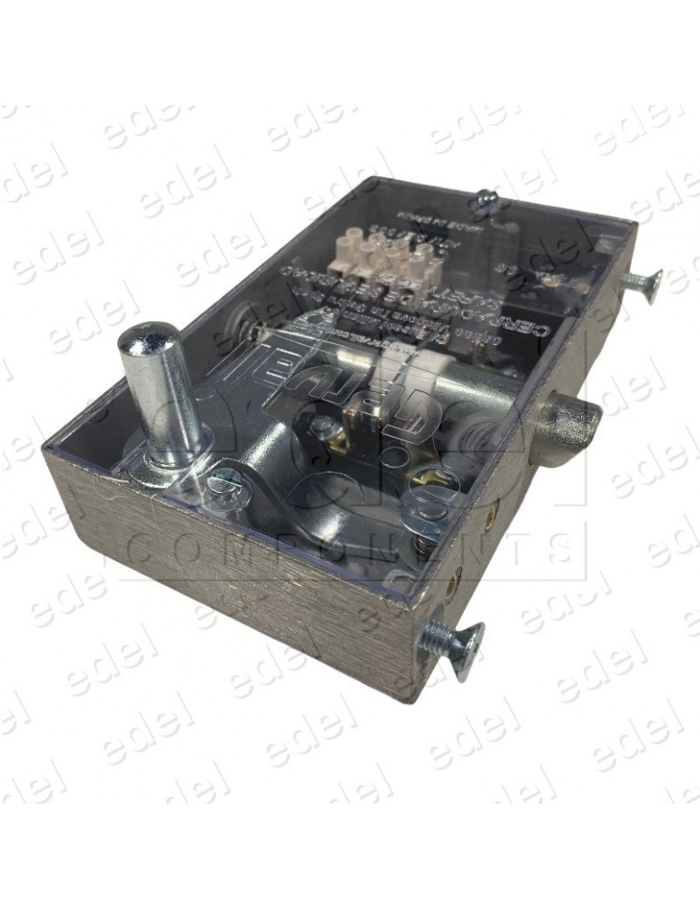 03.096.00 SAFETY LOCK GERVALL LATERAL ACT. CHAMFERED LOCKING PIN WITH AUXILIARY CONTACT  NO HAND