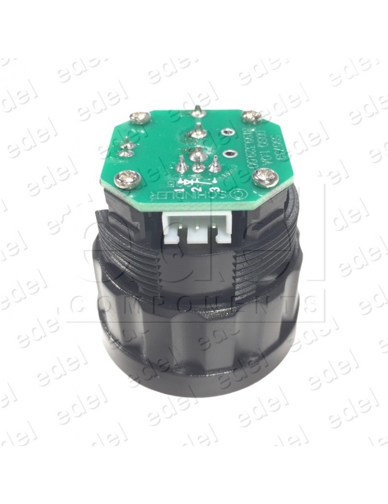 PULSADOR SCHINDLER D2 3 PINES LUMINOSO VERDE (1)