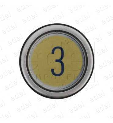 PULSADOR SCHINDLER D2 5 PINES LUMINOSO VERDE (3)