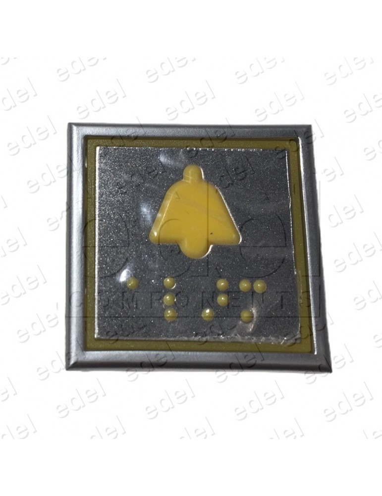 PULSADOR COMPATIBLE THYSSEN STEP MODUL CLASSIC AZUL (ALARMA)