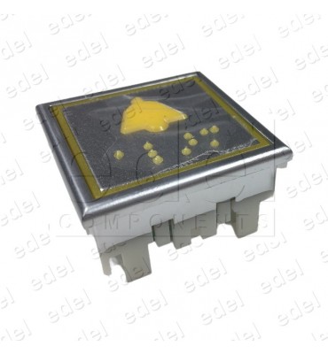 PULSADOR COMPATIBLE THYSSEN STEP MODUL CLASSIC AZUL (ALARMA)