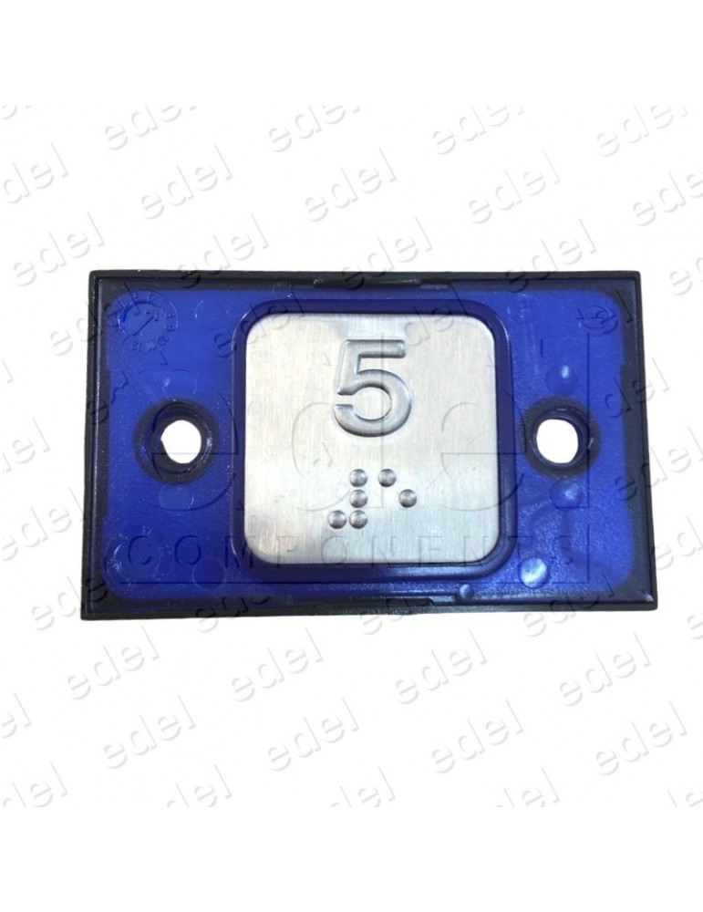 R2172PTBCAM05 PULS. MP COMPAC BRAILLE 1C 24V CORONA AZUL (5)