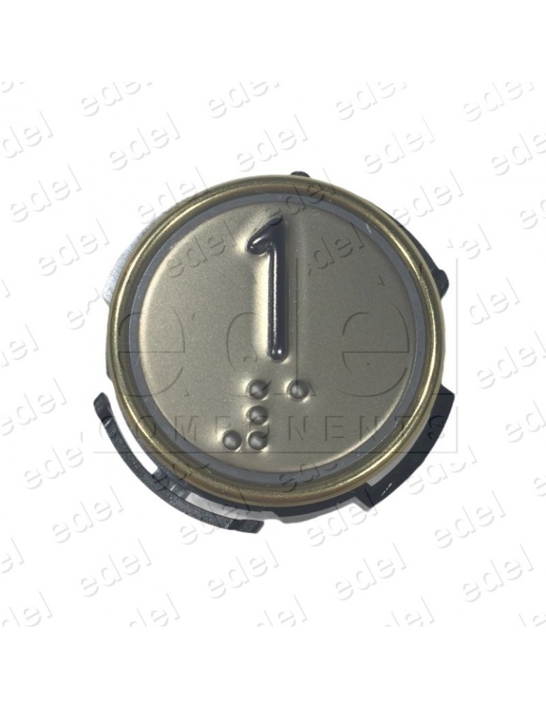 PULSADOR SCHAEFER RT42 CON BRAILLE ROJO DORADO (1)