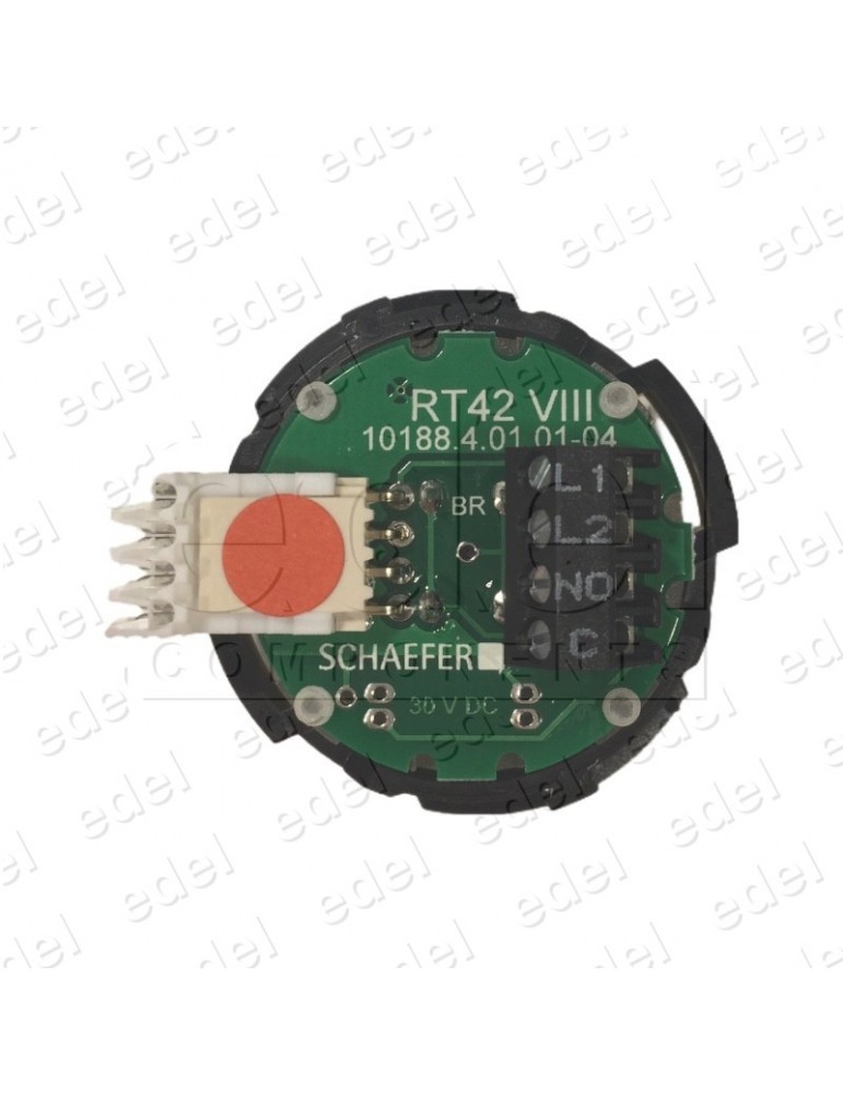 PULSADOR SCHAEFER RT42 CON BRAILLE ROJO DORADO (1)