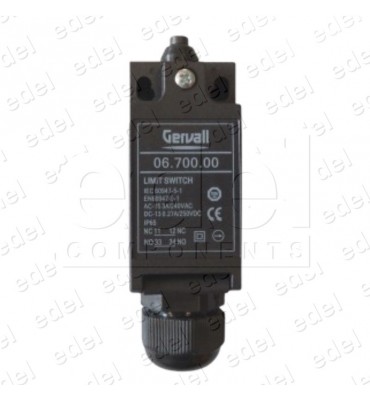 06.700.00 CONTACTO GERVALL FINAL CARRERA ACTUADOR DE PLÁSTICO APERTURA LENTA