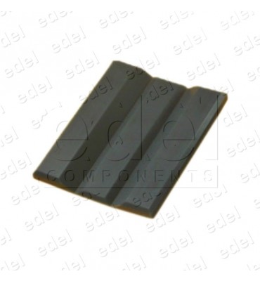 309163 GUIDE SHOE SCHINDLER L10 BFK / BKF FOLDING 6 LUGS + ELASTIC FOAM INSERT GUIDE 9 MM 100x29.5x30