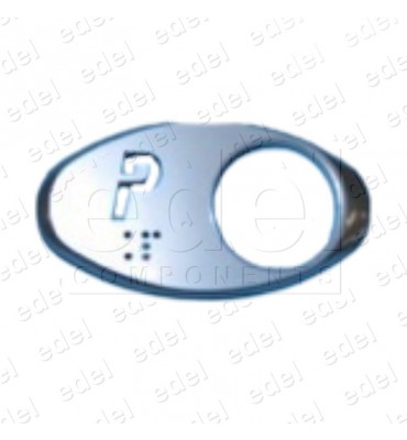 MAA250AY375 CARATULA OTIS GEN2 CROM.SATINADA BRAILLE (P)