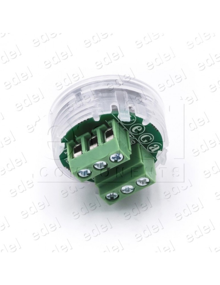 PULSADOR VEGA VENUS LUMINOSO  ROJO 12/24V 0