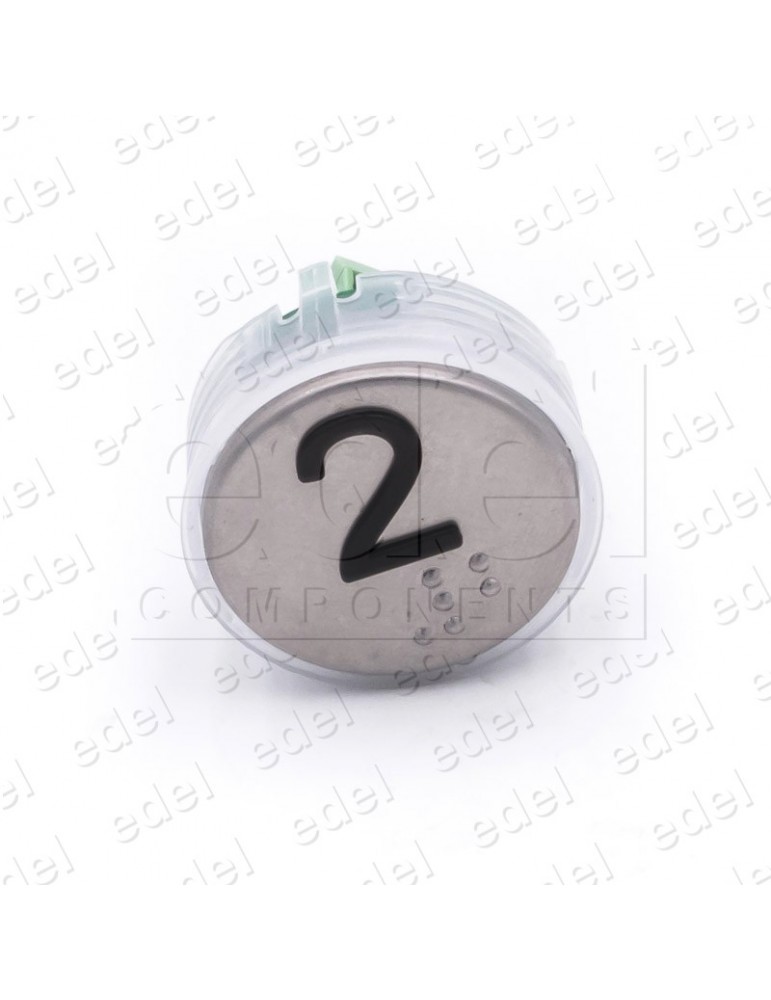 PULSADOR VEGA VENUS LUMINOSO  ROJO 12/24V 2