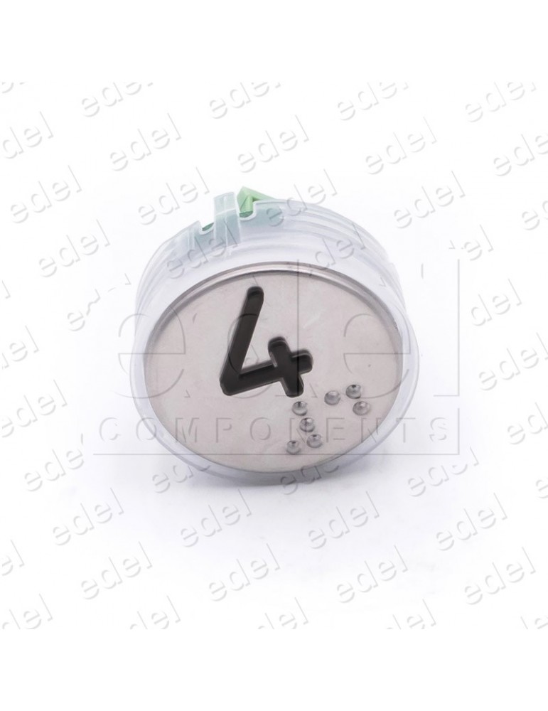 BOUTON VEGA VENUS  LUM.  ROUGE 12/24V 4